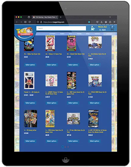 website products search